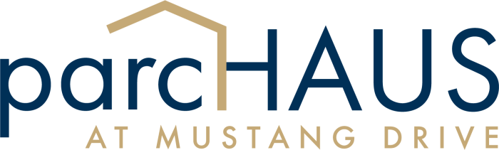 logo for parcHAUS at Mustang Drive